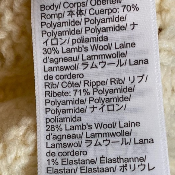 J Crew Cable-knit Ruffleneck Cardigan Sweater BV351 - Picture 6 of 8